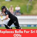 Down Replaces Bella For Sri Lanka ODIs