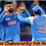 Spinner Chakravarthy Felt Nervous