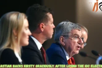 Sebastian Backs Kirsty graciously after losing the IOC Elections 