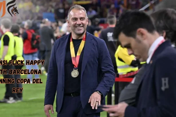Hansi Flick Happy With Barcelona Winning Copa Del Rey