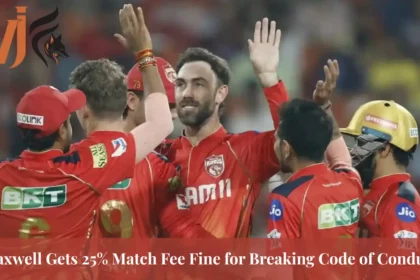 Maxwell Gets 25% Match Fee Fine for Breaking Code of Conduct