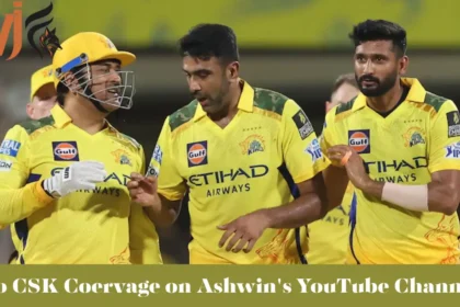 No CSK Coervage on Ashwin's YouTube Channel