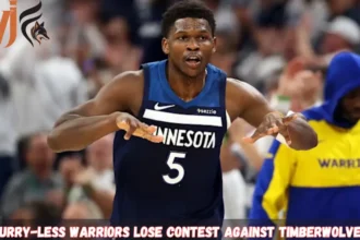Curry-Less Warriors Lose Contest Against Timberwolves