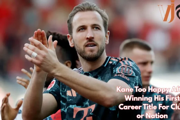 Kane Too Happy After Winning His First Career Title For Club or Nation