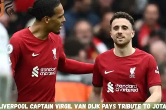 Liverpool Captain Virgil van Dijk Pays Tribute to Jota 